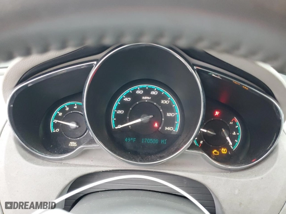 2009 Chevrolet Malibu LS w/1FL with VIN 1G1ZG57B69F230796, listed as a Copart auction lot 75797674 with 170,500 mi miles and Salvage Title. Bid and sale history available at carsss.com. Image 9.