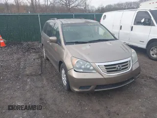 2009 Honda Odyssey EX-L with VIN 5FNRL38649B039603, listed as a IAAI auction lot 41804854 with Not Provided miles. Bid and sale history available at carsss.com. Image 1.