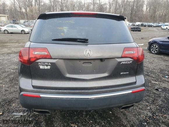 2012 Acura MDX Advance Pkg with VIN 2HNYD2H65CH526288, listed as a Copart auction lot 83744464 with 179,739 mi miles and Salvage Title. Bid and sale history available at carsss.com. Image 6.