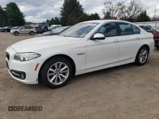 2016 BMW 5 Series 528i xDrive with VIN WBA5A7C58GG144333, listed as a Copart auction lot 50497105 with 132,134 mi miles and Clean Title. Bid and sale history available at carsss.com. Image 1.