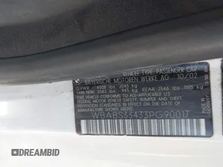 2003 BMW 3 Series 325Ci with VIN WBABS33433PG90017, listed as a IAAI auction lot 41360270 with Not provided miles and . Bid and sale history available at DreamBid. Image 9.