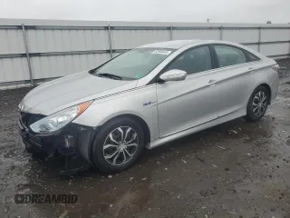 2012 Hyundai Sonata Hybrid with VIN KMHEC4A44CA020400, listed as a Copart auction lot 52800445 with 89,972 mi miles and Salvage Title. Bid and sale history available at DreamBid. Image 1.