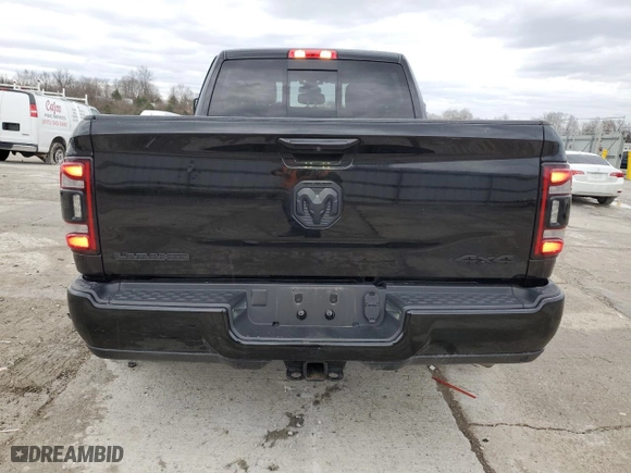 2024 Ram 2500 Laramie with VIN 3C6UR5FL9RG117209, listed as a Copart auction lot 86118644 with 33,154 mi miles and Salvage Title. Bid and sale history available at carsss.com. Image 6.