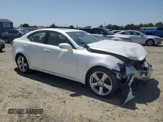 2011 Lexus IS 250 with VIN JTHBF5C2XB5132253, listed as a Copart auction lot 55254745 with 106,715 mi miles and Clean Title. Bid and sale history available at DreamBid. Image 4.
