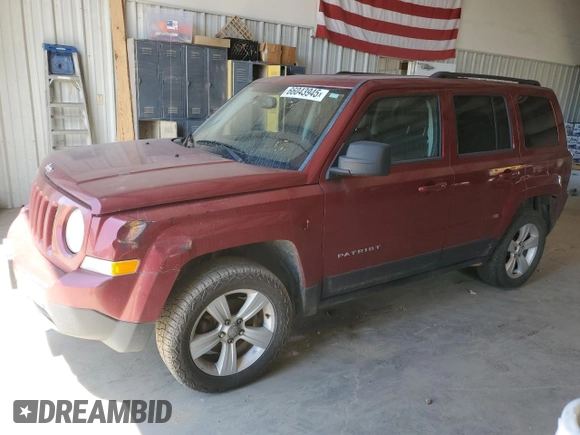 2014 Jeep Patriot Latitude with VIN 1C4NJRFB3ED792919, listed as a Copart auction lot 66043945 with 142,224 mi miles and Salvage title. Bid and sale history available at DreamBid. Image 1.
