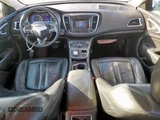 2015 Chrysler 200 C with VIN 1C3CCCCB6FN575089, listed as a Copart auction lot 47420555 with 135,448 mi miles and Salvage Title. Bid and sale history available at carsss.com. Image 8.