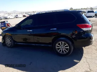 2015 Nissan Pathfinder SV with VIN 5N1AR2MM0FC633507, listed as a Copart auction lot 46092465 with 112,628 mi miles and Salvage Title. Bid and sale history available at carsss.com. Image 2.