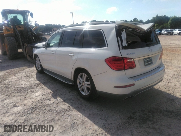 2014 Mercedes-Benz GL 450 z VIN 4JGDF7CE2EA287810, wystawiony jako IAAI lot #39696896 z przebiegiem 181 816 mil mil oraz . Historia ofert i sprzedaży dostępna na DreamBid. Obrazek 3.