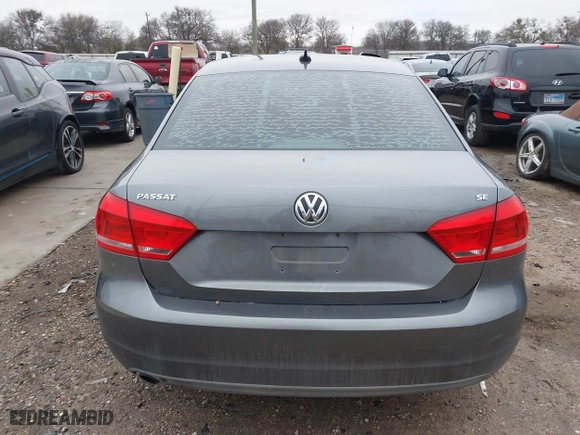 2013 Volkswagen Passat SE w/Sunroof with VIN 1VWBH7A30DC023976, listed as a IAAI auction lot 41392821 with 134,736 mi miles. Bid and sale history available at carsss.com. Image 17.