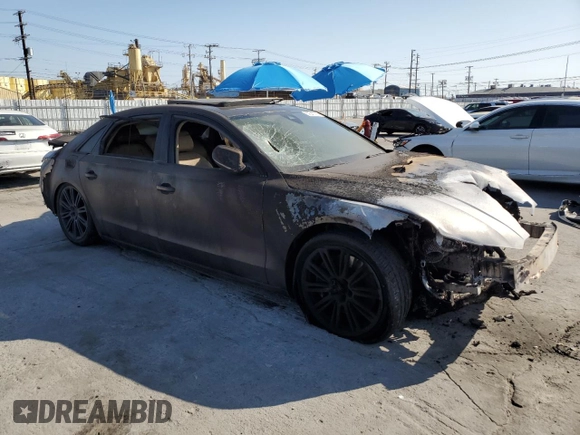 2015 Audi A8 3.0T with VIN WAU3GAFD7FN040450, listed as a Copart auction lot 52540785 with Not provided miles and Salvage title. Bid and sale history available at DreamBid. Image 4.
