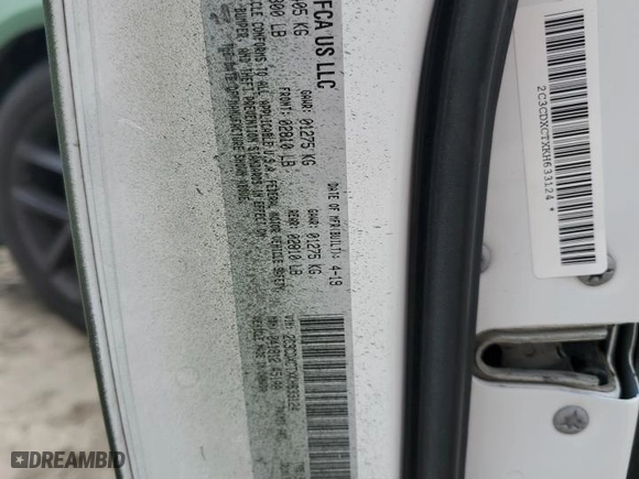2019 Dodge Charger R/T with VIN 2C3CDXCTXKH633124, listed as a Copart auction lot 43935055 with 106,184 mi miles and Salvage Title. Bid and sale history available at carsss.com. Image 12.