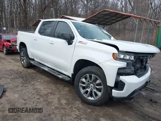 2021 Chevrolet Silverado 1500 RST with VIN 1GCUYEET8MZ306892, listed as a IAAI auction lot 41609422 with 87,387 mi miles. Bid and sale history available at carsss.com. Image 1.