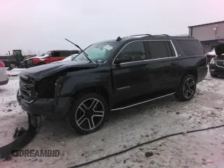 2019 GMC Yukon XL SLE z VIN 1GKS2FEC7KR383964, wystawiony jako Copart lot #86527434 z przebiegiem 188 754 mil mil oraz Szkoda całkowita • Salvage title. Historia ofert i sprzedaży dostępna na DreamBid. Obrazek 1.