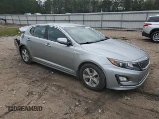 2014 Kia Optima Hybrid LX with VIN KNAGM4AD0E5073615, listed as a Copart auction lot 53137495 with 129,752 mi miles and Salvage Title. Bid and sale history available at carsss.com. Image 4.