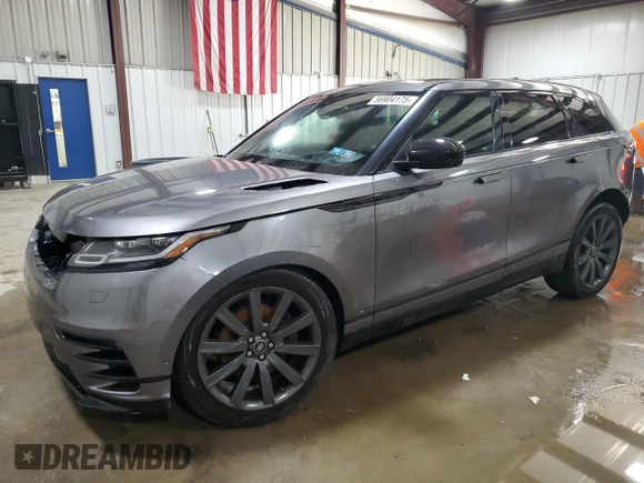 2018 Land Rover Range Rover Velar R-Dynamic HSE with VIN SALYM2RV2JA718171, listed as a Copart auction lot 56904175 with 89,531 mi miles and Salvage title. Bid and sale history available at DreamBid. Image 1.