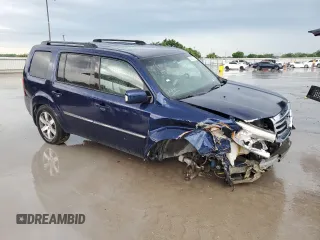 2013 Honda Pilot Touring with VIN 5FNYF3H94DB028123, listed as a Copart auction lot 55080925 with 214,388 mi miles and Salvage Title. Bid and sale history available at carsss.com. Image 4.
