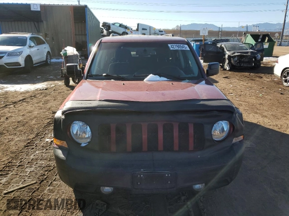 2017 Jeep Patriot 75th Anniversary with VIN 1C4NJRBB9HD197244, listed as a Copart auction lot 42790945 with 53,491 mi miles and Clean Title. Bid and sale history available at carsss.com. Image 5.