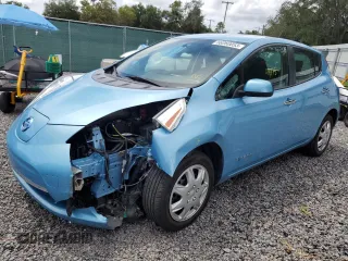 2015 Nissan LEAF SV with VIN 1N4AZ0CP9FC316237, listed as a Copart auction lot 66060053 with 48,475 mi miles. Bid and sale history available at carsss.com. Image 1.