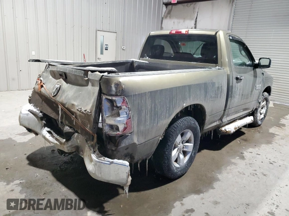 2014 Ram 1500 Tradesman with VIN 3C6JR7AG4EG247644, listed as a Copart auction lot 44493775 with Not provided miles and Salvage title. Bid and sale history available at DreamBid. Image 3.