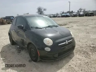 2012 FIAT 500 Pop with VIN 3C3CFFAR3CT383018, listed as a Copart auction lot 48038175 with 105,136 mi miles and Salvage Title. Bid and sale history available at carsss.com. Image 11.