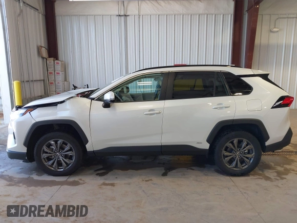 2024 Toyota RAV4 Hybrid XLE Premium with VIN 2T3B6RFV5RW081035, listed as a IAAI auction lot 41993266 with 12,159 mi miles. Bid and sale history available at carsss.com. Image 15.