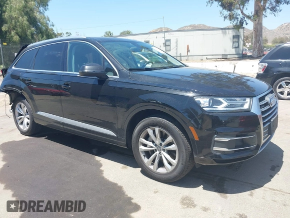 2017 Audi Q7 Premium Plus with VIN WA1LAAF74HD039726, listed as a IAAI auction lot 42266199 with 112,710 mi miles and . Bid and sale history available at DreamBid. Image 1.