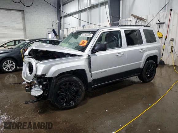 2012 Jeep Patriot Sport with VIN 1C4NJRBBXCD624343, listed as a Copart auction lot 61103315 with 116,728 mi miles and Salvage title. Bid and sale history available at DreamBid. Image 1.