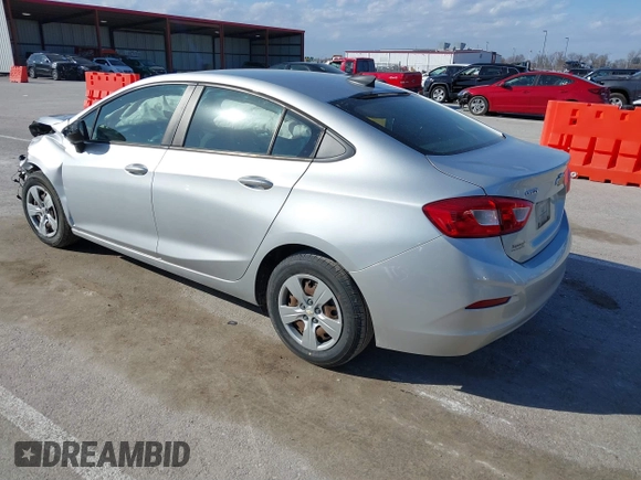 2018 Chevrolet Cruze LS with VIN 1G1BC5SMXJ7131242, listed as a IAAI auction lot 41754160 with 71,488 mi miles and . Bid and sale history available at DreamBid. Image 3.