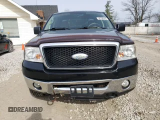 2008 Ford F-150 XLT with VIN 1FTPW14598FA28171, listed as a Copart auction lot 52708945 with 155,301 mi miles and Salvage Title. Bid and sale history available at carsss.com. Image 5.