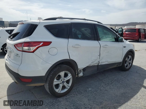 2014 Ford Escape SE with VIN 1FMCU0GX1EUA10004, listed as a Copart auction lot 49073255 with 121,900 mi miles and Salvage Title. Bid and sale history available at carsss.com. Image 3.