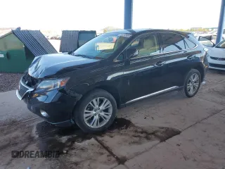 2010 Lexus RX 450h with VIN JTJZB1BA8A2001588, listed as a Copart auction lot 50193885 with 140,248 mi miles and Salvage Title. Bid and sale history available at DreamBid. Image 1.