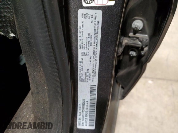 2021 Ram 1500 Big Horn with VIN 1C6SRFFT3MN590925, listed as a Copart auction lot 83528574 with 50,995 mi miles and Salvage title. Bid and sale history available at DreamBid. Image 12.
