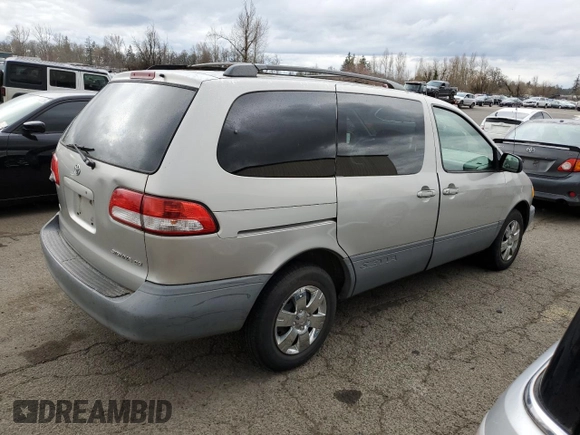 2003 Toyota Sienna CE with VIN 4T3ZF19C83U544089, listed as a Copart auction lot 46226425 with 201,580 mi miles and Salvage Title. Bid and sale history available at carsss.com. Image 3.