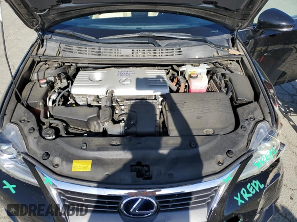 2015 Lexus CT 200h with VIN JTHKD5BH4F2213557, listed as a Copart auction lot 57126575 with 94,922 mi miles and Salvage title. Bid and sale history available at DreamBid. Image 11.