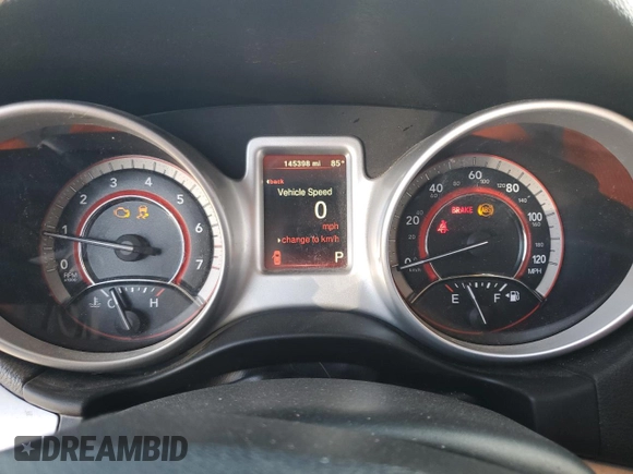 2017 Dodge Journey SE with VIN 3C4PDCAB6HT637705, listed as a Copart auction lot 48400265 with 145,398 mi miles and Salvage Title. Bid and sale history available at DreamBid. Image 9.