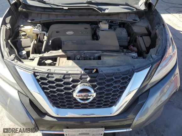 2021 Nissan Murano SV with VIN 5N1AZ2BJ3MC102047, listed as a Copart auction lot 44174525 with 87,470 mi miles and Salvage Title. Bid and sale history available at carsss.com. Image 12.
