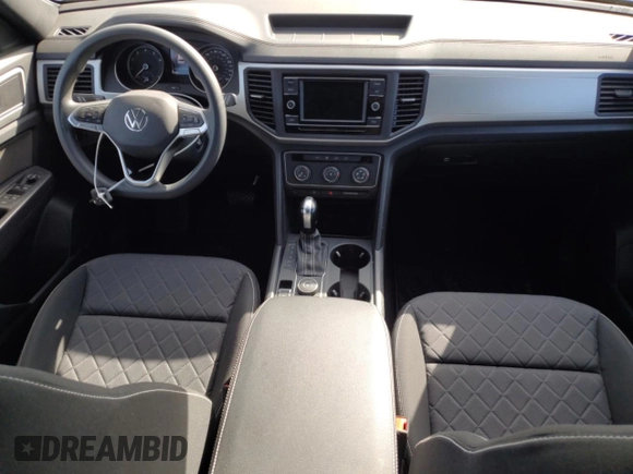 2021 Volkswagen Atlas S with VIN 1V2GC2CA9MC236476, listed as a Copart auction lot 60403814 with 53,312 mi miles and Salvage title. Bid and sale history available at DreamBid. Image 8.