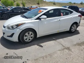 2016 Hyundai Elantra SE z VIN 5NPDH4AE1GH699888, wystawiony jako Copart lot #56014665 z przebiegiem Nie podano mil oraz Szkoda całkowita • Salvage title. Historia ofert i sprzedaży dostępna na DreamBid. Obrazek 1.