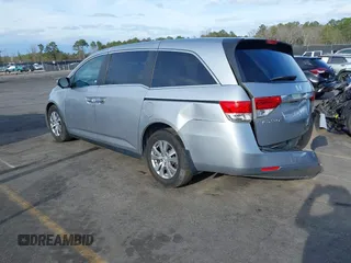2017 Honda Odyssey EX-L with VIN 5FNRL5H64HB017661, listed as a IAAI auction lot 41719447 with 99,895 mi miles and . Bid and sale history available at DreamBid. Image 3.
