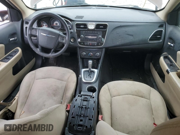 2013 Chrysler 200 LX with VIN 1C3CCBAG1DN736678, listed as a Copart auction lot 78291404 with 0 mi miles and Salvage Title. Bid and sale history available at carsss.com. Image 8.