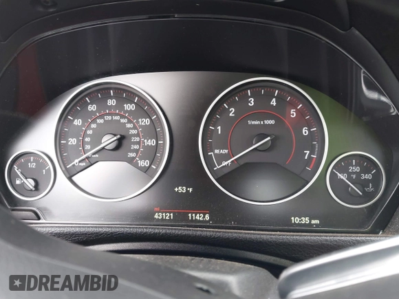 2018 BMW 4 Series 430i with VIN WBA4Z1C53JEC72907, listed as a IAAI auction lot 41436608 with 43,121 mi miles and . Bid and sale history available at carsss.com. Image 7.