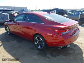 2023 Hyundai Elantra Limited with VIN KMHLP4AG7PU607958, listed as a IAAI auction lot 41854130 with 57,875 mi miles. Bid and sale history available at carsss.com. Image 3.