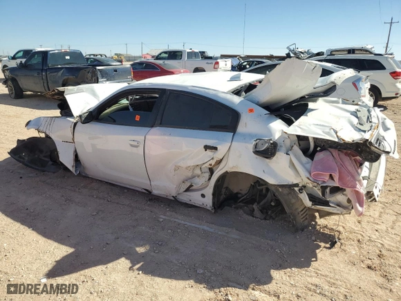 2022 Dodge Charger R/T with VIN 2C3CDXCT6NH256134, listed as a Copart auction lot 43549895 with 0 mi miles and Salvage Title. Bid and sale history available at carsss.com. Image 2.