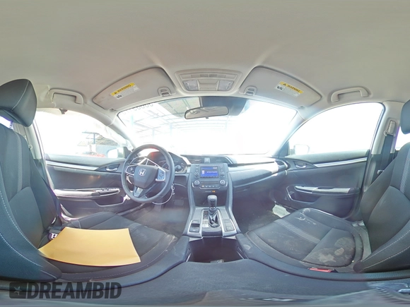 2019 Honda Civic Sedan LX with VIN 19XFC2F60KE027623, listed as a Copart auction lot 53839175 with 104,820 mi miles and Salvage Title. Bid and sale history available at carsss.com. Image 14.