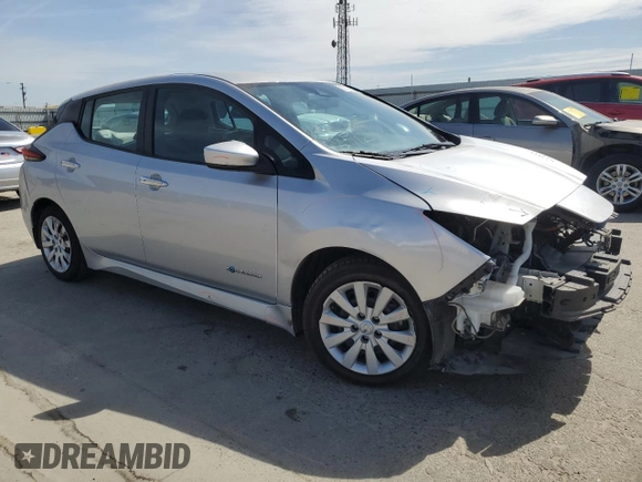 2019 Nissan LEAF SV with VIN 1N4AZ1CP4KC301595, listed as a Copart auction lot 57105005 with 70,589 mi miles and Salvage title. Bid and sale history available at DreamBid. Image 4.