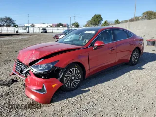2020 Hyundai Sonata Hybrid Limited with VIN KMHL54JJ9LA015605, listed as a Copart auction lot 46945155 with 35,116 mi miles and Salvage Title. Bid and sale history available at carsss.com. Image 1.