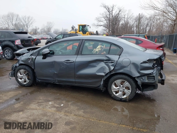 2013 Honda Civic LX z VIN 19XFB2F52DE018337, wystawiony jako IAAI lot #41186651 z przebiegiem 171 348 mil mil oraz . Historia ofert i sprzedaży dostępna na DreamBid. Obrazek 15.