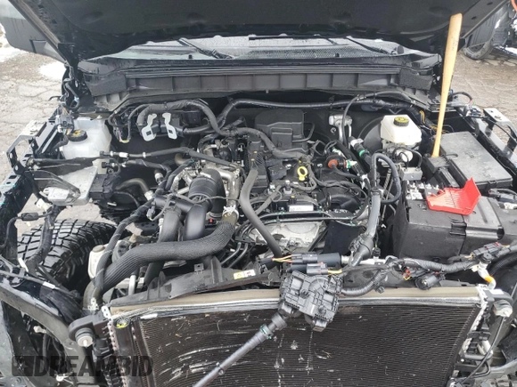 2022 Ford Bronco with VIN 1FMEE5DH5NLA84662, listed as a Copart auction lot 59847245 with 10,768 mi miles and Salvage title. Bid and sale history available at DreamBid. Image 12.