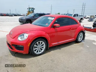 2019 Volkswagen Beetle S with VIN 3VWFD7AT2KM719196, listed as a Copart auction lot 57415625 with 75,236 mi miles and Salvage title. Bid and sale history available at DreamBid. Image 1.