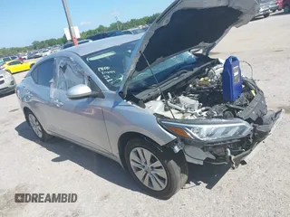 2020 Nissan Sentra S with VIN 3N1AB8BV5LY275270, listed as a IAAI auction lot 42167212 with 42,196 mi miles. Bid and sale history available at carsss.com. Image 1.